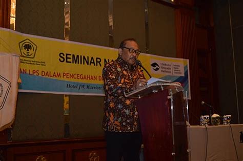 Seminar Nasional Peran Lps Dalam Pencegahan Dan Penanganan Krisis