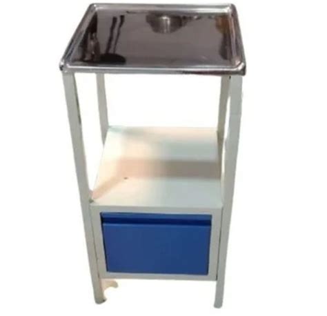 3 Foot Long Stainless Steel Water Resistance Hospital Bedside Locker At