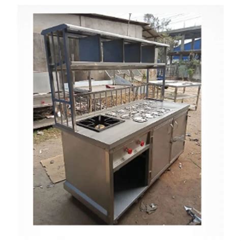 Stainless Steel Air Cooled Tikki Chaat Counter For Shop At