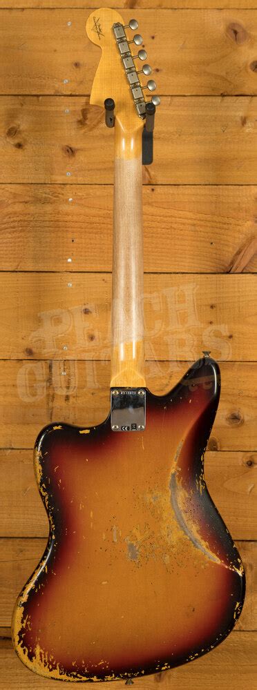 Fender Custom Shop 62 Jaguar Heavy Relic 3 Colour Sunburst