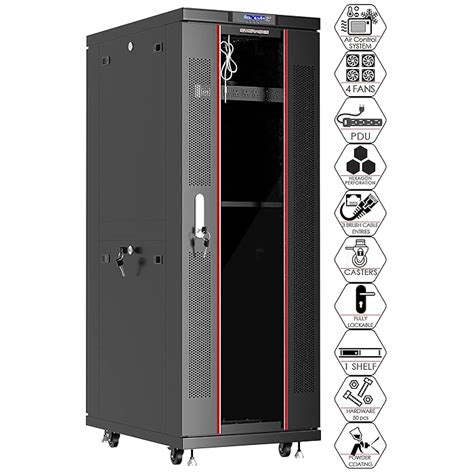 Buy Server Rack 39 Inch Deep Server Cabinet On Wheels Locking