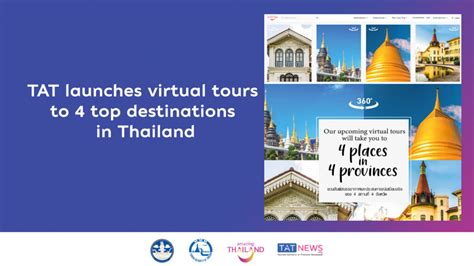 TAT Launches Virtual Tours To 4 Top Destinations In Thailand TAT Newsroom