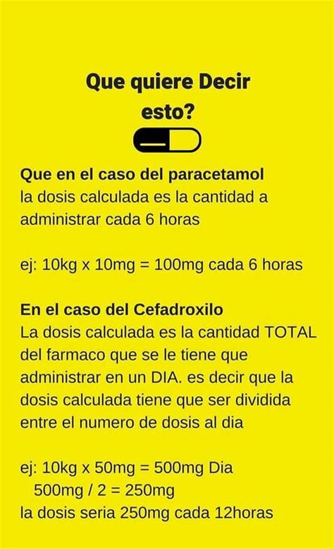 Ejemplos De Como Calcular Dosis Pediatricas Excelmoms