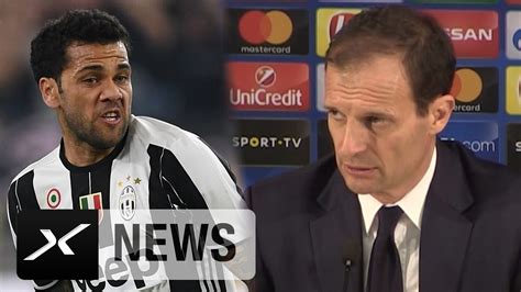 Massimiliano Allegri Dani Alves Ist Ein Champion Juventus Fc