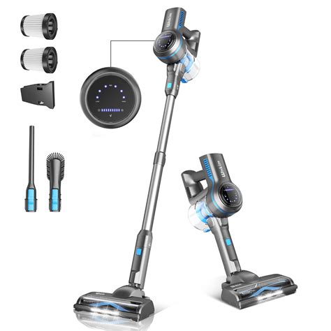 Wnkim Cordless Stick Vacuum Cleaner, 25Kpa, HEPA Wet/Dry Vacuum Cleaner ...