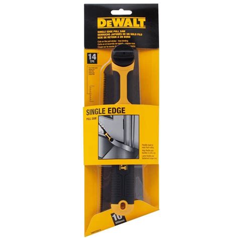 Dewalt In Flush Cut Single Edge Pull Saw Dwht The Home Depot