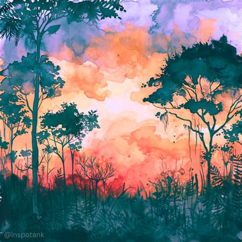 50+ Watercolor Jungle Painting Inspiration Ideas Tips & Tutorials [Art ...