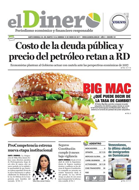 Periódico Eldinero 101 10012017 By Periódico Eldinero Issuu