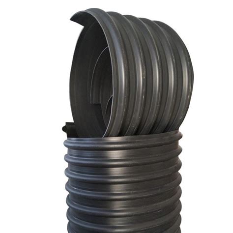 China 2000mm SN12 5 HDPE Steel Belt Spiral Reinforced DWC Pipe