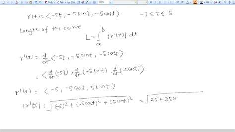 Solved For The Curve Described By R T 0