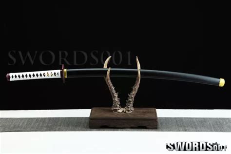 Tomioka Giyuu Demon Slayer Sword Japanese Samurai Katana Carbon