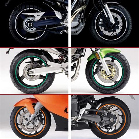 Motorcycle Wheel Rim Tape Decal Stripes Sticker For Yamaha Xsr