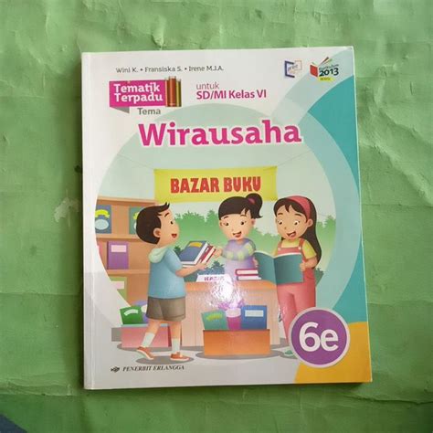 Jual Tematik Terpadu Tema Wirausaha Jilid E Untuk Sd Mi Kelas Iv