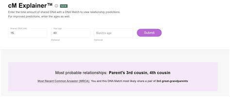 MyHeritage CM Explainer Estimate DNA Relationships Your DNA Guide