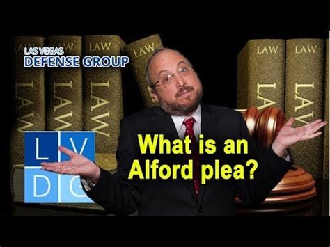 What is an Alford plea in Nevada criminal cases?