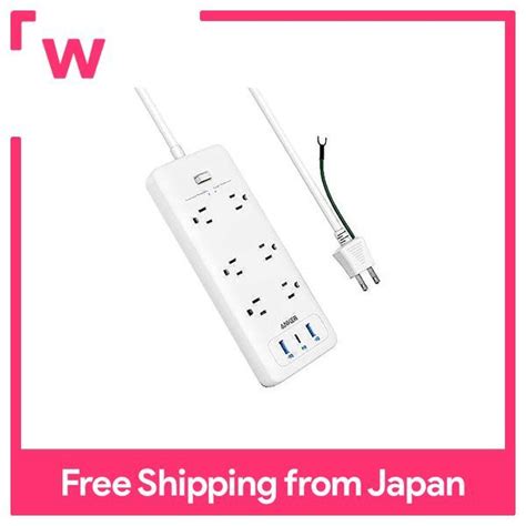 Anker Powerport Strip Pd Power Strip Outlet Plugs Usb C Port