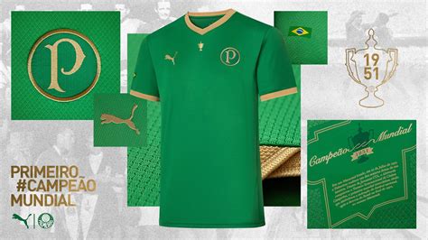 Palmeiras lança camisa comemorativa celebrando os 70 anos da conquista