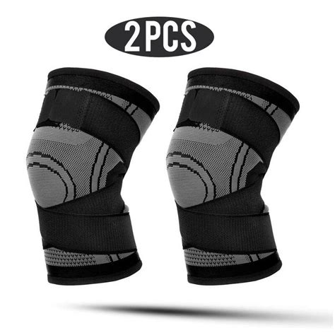 2PCS Knee Brace Compression Sleeve Knee Support For Joint Pain And