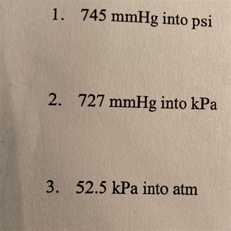 Mmhg Into Psi Mmhg Into Kpa Kpa Into Atm Brainly