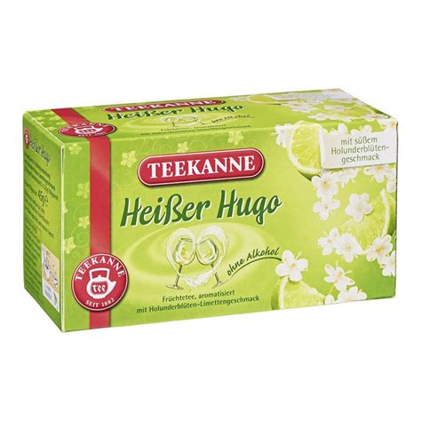 Teekanne Heisser Hugo Tea 20 Bags German Drugstore