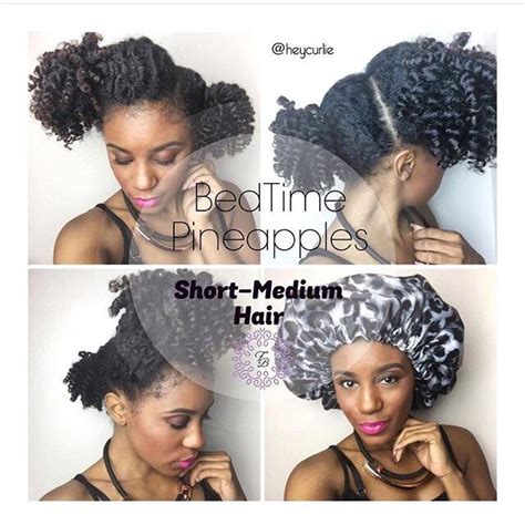 Pineapple Method For Short Hair Natural Hair Styles Healthy Hair