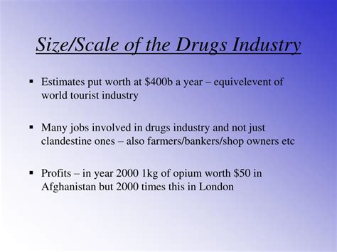 Ppt The International Drugs Trade In World Politics An Overview