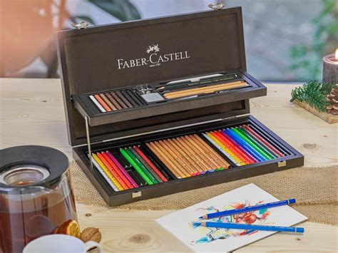 Faber Castell Kleurpotloden Art Graphic Compendium Mahoniebox Set