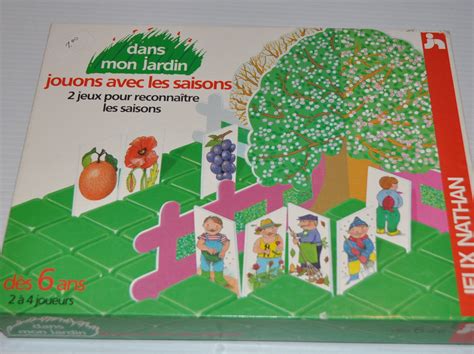 Dans Mon Jardin Jouons Avec Les Saisons Board Game Nathan Complete