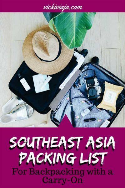 Your Ultimate Backpacker Packing List For Southeast Asia For Her