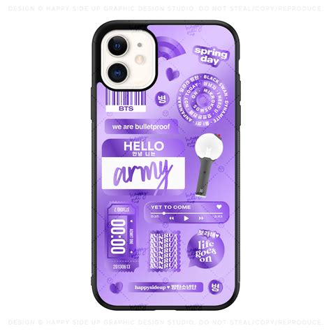 Army Fandom Case Happy Side Up Phone Cases Tote Bags And More