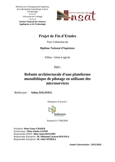 Etude De L Existant D Un Projet Informatique Pdf