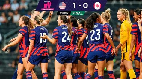 Estados Unidos Canad Final Campeonato W Concacaf Jugadas Goles Y