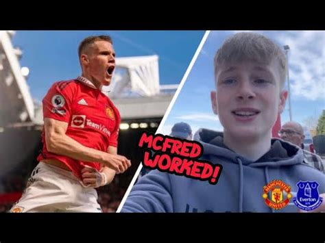 MANCHESTER UNITED 2 0 EVERTON MATCHDAY VLOG YouTube