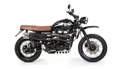 Motorcycle Tamarit Number 17 Number 216 Contemporary Scrambler Style