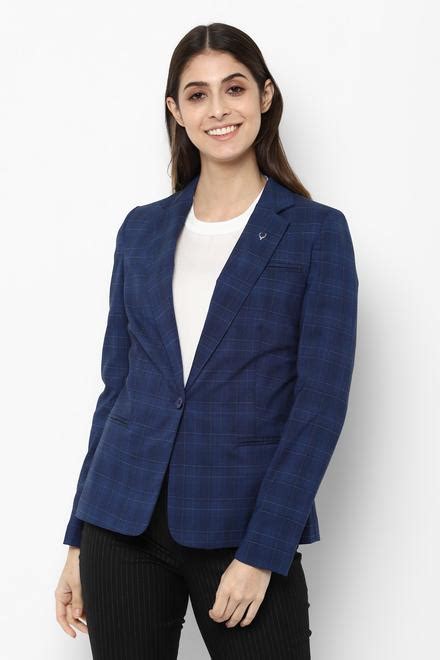 Solly Suits And Blazers Allen Solly Navy Blazer For Women At