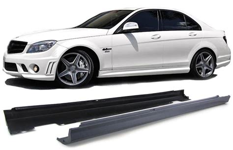 Amg Look Side Skirts For Mercedes Benz C Class W Dejavu Cars