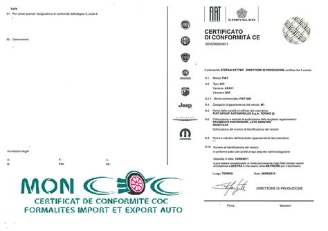 Comment Obtenir Son Certificat De Conformit Pour Voiture