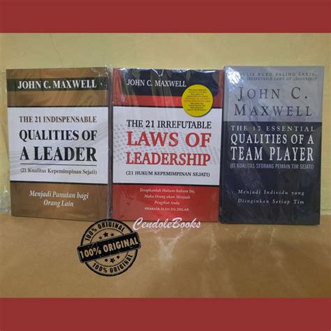 Jual Paket Buku John C Maxwell Isi 3 Buku Di Lapak Cendolebooks Bukalapak