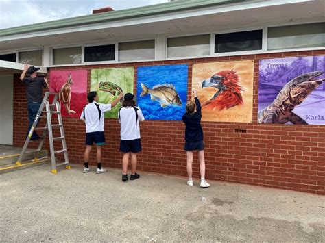 Pinjarra Senior High School Mural Regional Arts Wa