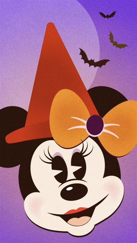 Minnie Mouse Halloween Wallpaper Minnie Style Disney Art Disney Princess Halloween Minnie