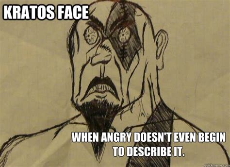 Kratos Face memes | quickmeme