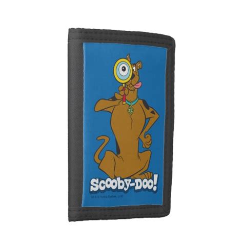 Scooby Doo With Magnifying Glass Trifold Wallet Zazzle