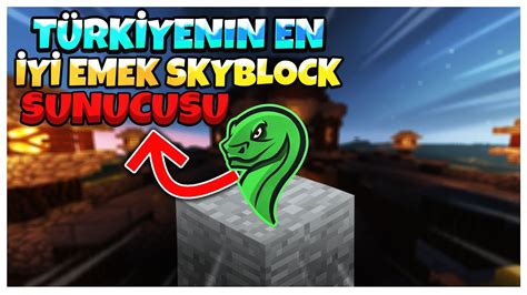 M Necraft En Gel M Emek Skyblock Sunucusu Cesurnetwork Youtube