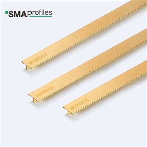 China Customized Brushed Brass Tile Trim 10mm Suppliers Manufacturers Factory Direct