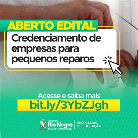 Prefeitura De Rio Negro Abre Credenciamento De Empresas Para Pequenos