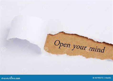 Open Your Mind Stock Image Image Of Open Brain Mind 40790375