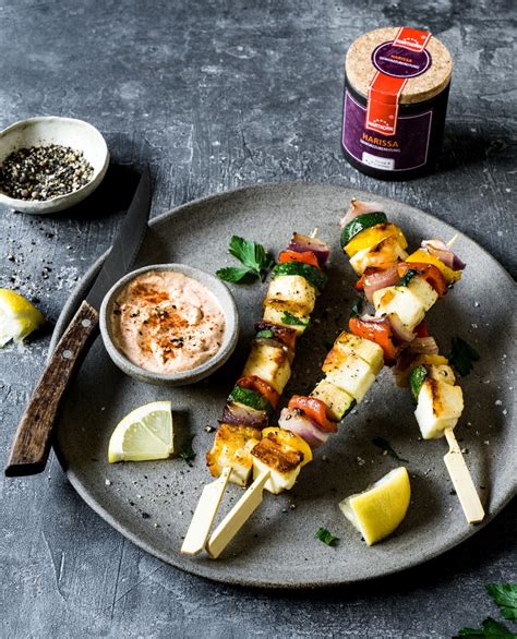 Gemüse Halloumi Spieße Hartkorn Gewürzmühle Blog