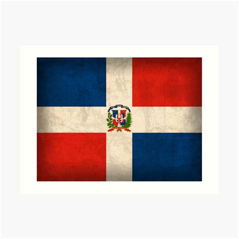 Printable Dominican Republic Flag