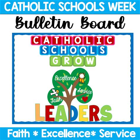 Catholic Schools Week 2024 Bulletin Board Design Lucy Simone