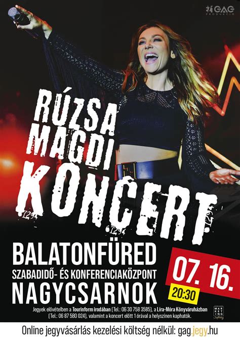 R Zsa Magdi Koncert Szabadid S Konferencia K Zpont